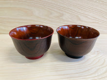 Load image into Gallery viewer, Keyaki master couple bowl in wooden box