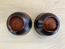 Load image into Gallery viewer, Keyaki master couple bowl in wooden box