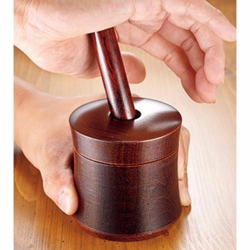 すり鉢いらず、手間いらずの手動式 お茶ミル – 浅田漆器工芸オンライン